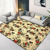 1 Stück Disney Mickey Maus und Minnie Muster Teppich Läufer Rutschfester Teppich Handwaschbar Fußmatte Geeignet für Wohnzimmer Schlafzimmer Heimdekoration