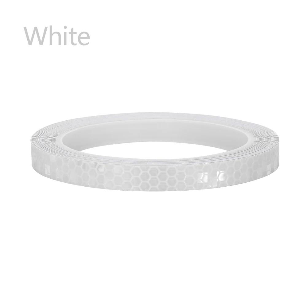 Hot Sale 6 Colors Motorcycle Rim Tape Reflective Wheel Stickers Warning Effect Decals Vinyl Waterproof Bright Car Stickers