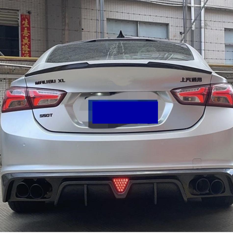 Rear Trunk Lid Car Spoiler For 2016 17 18 19 20 21 22 23 2024 Chevrolet Malibu XL ABS Plastic Material Accessories Parts