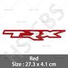1Pcs 3D Metal TRX Letter Emblem Car Side Fender Decal TRX Logo Rear Trunk Badge Tailgate Stickers Accessories Car Styling