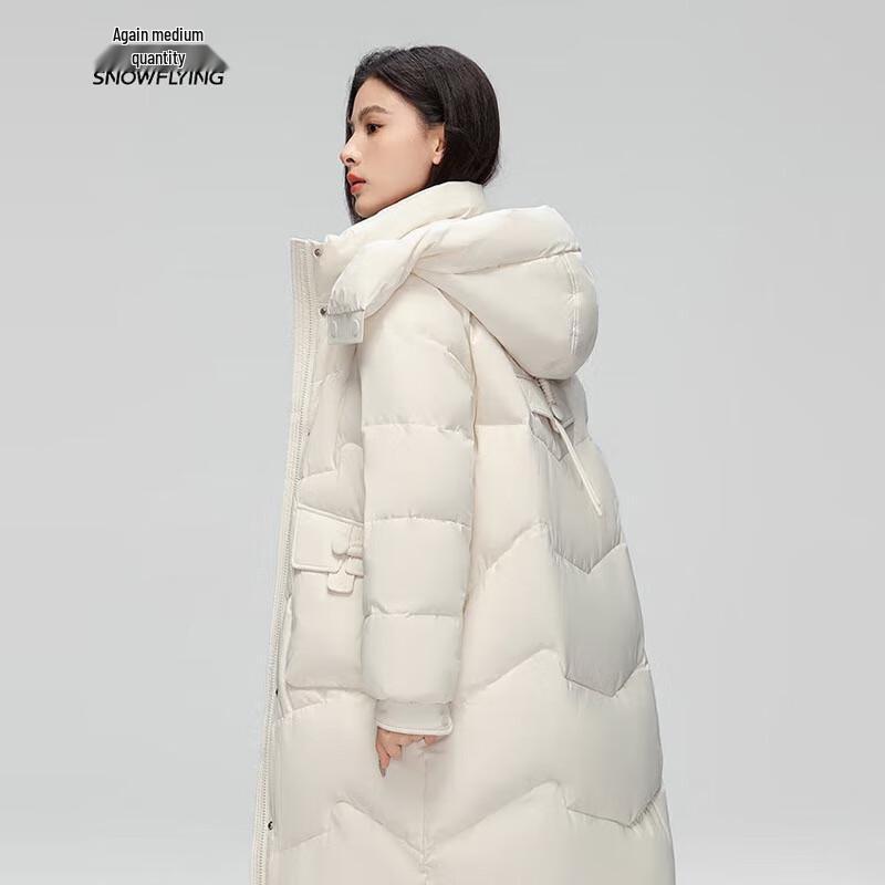 

Xuezhongfei Women s Mid-Length Hooded Down Jacket X40142630F 170/92A
