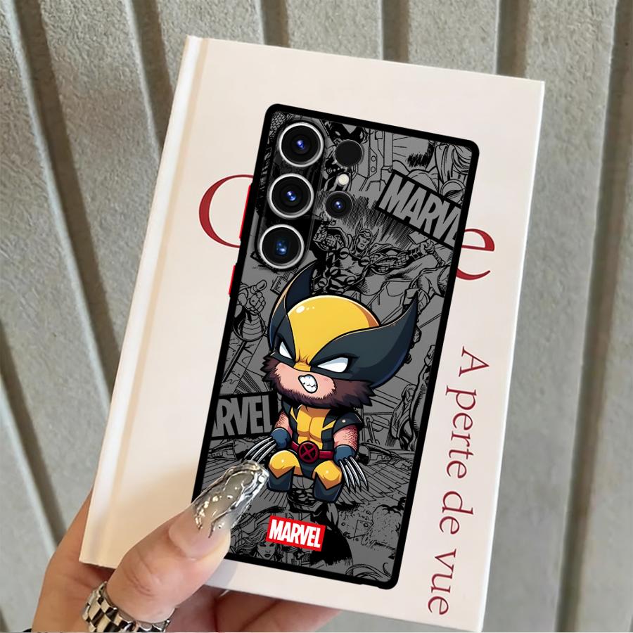 Marvel Deadpool Wolverine Love Case for Samsung Galaxy S26 S21 S20 S23 FE S25 Ultra Note 20 10+ S22 S24 Plus Funda Phone Cover