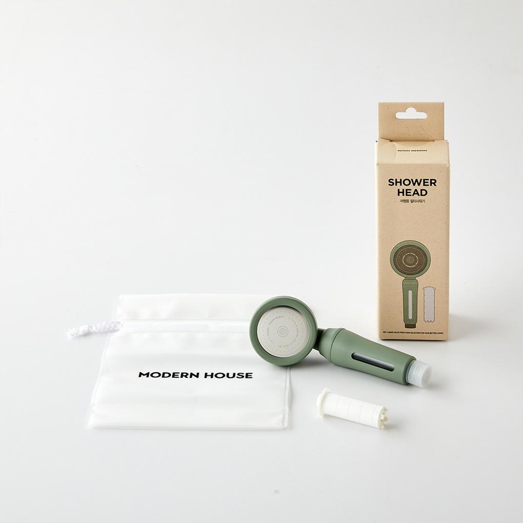 Reise-Duschkopf mit Filter 1P_GREEN_BG1823007