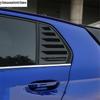 For VW Volkswagen Golf 8 MK8  - 2025 Rear Window Triangle Shutter Panel Cover Trim Carbon Fiber / Black Exterior Accessories