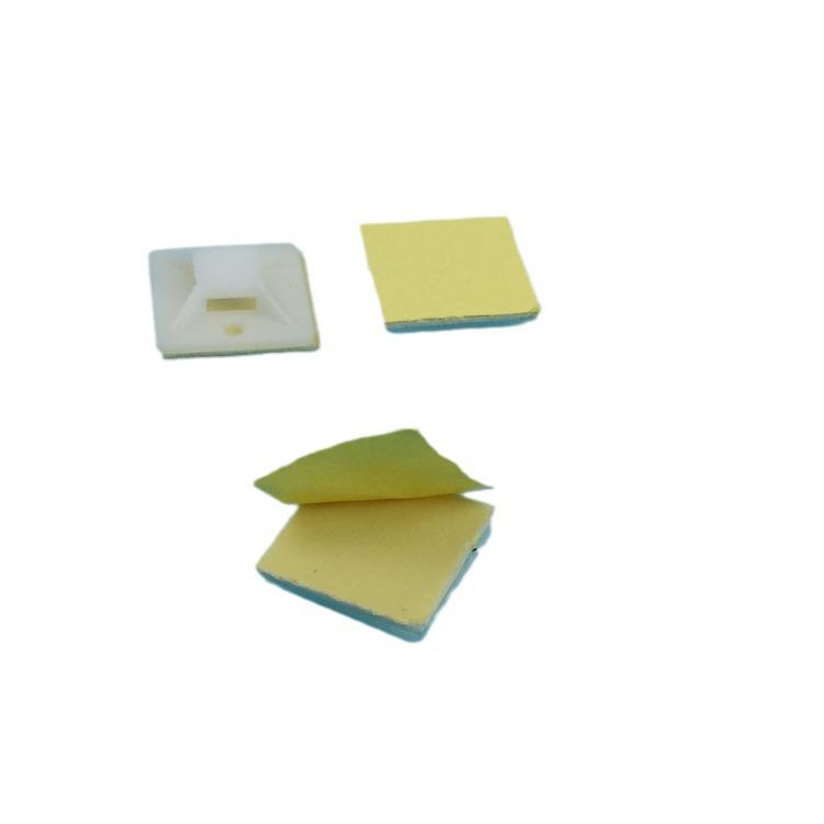 Self-Adhesive Cable Tie Mount with Suction Cup and Positioning Fixing Piece.