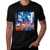 Neo Tokyo Japan  Cyberpunk  Cars In Future TShirt Work Style Casual TShirt
