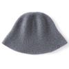 Soft Waxy Cashmere Hat Autumn and Winter New Women's Casual Ear Protection Stack Hat Fashion Knitted Hat Solid Color Bucket Hat