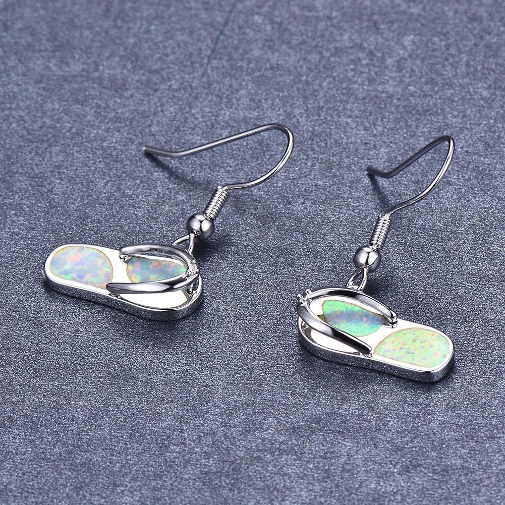 European and American Style Flip Flops Earrings with Unique Personality Design and Versatile Earrings