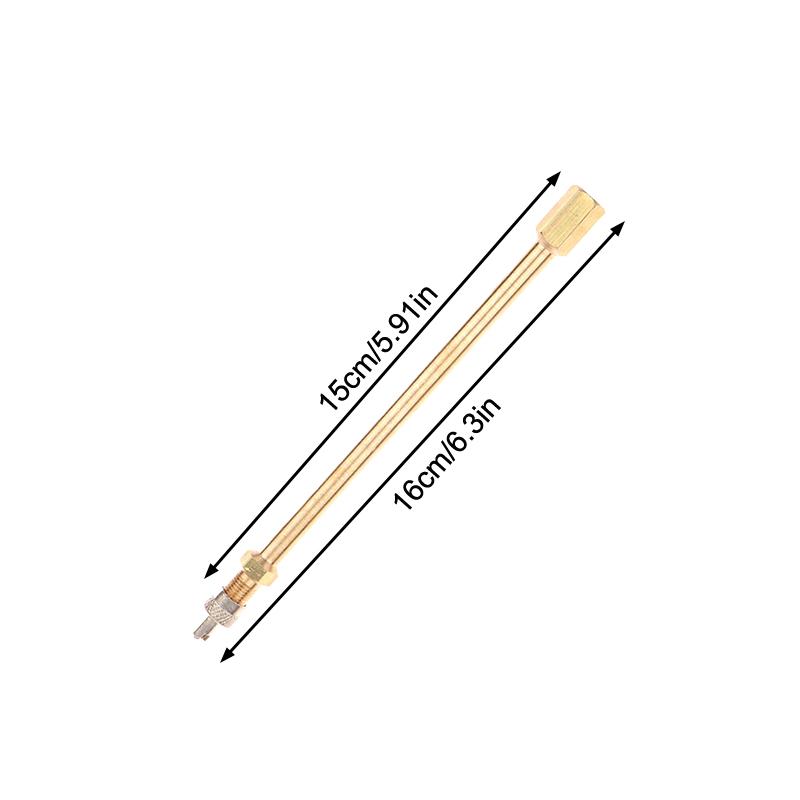 1 szt. Samochód Auto Ciężarówka Mosiężny Kapturek Zaworu Opony Koła Przedłużka Trzpienia Opony Przedłużacz Zawory Dętkowe Akcesorium Samochodowe