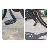 Transparent Acrylic Bike Kickstand Portable Foot Support For Mountain Road Bike Kickstand Non-Slip Bike Stand Cycling Parts
