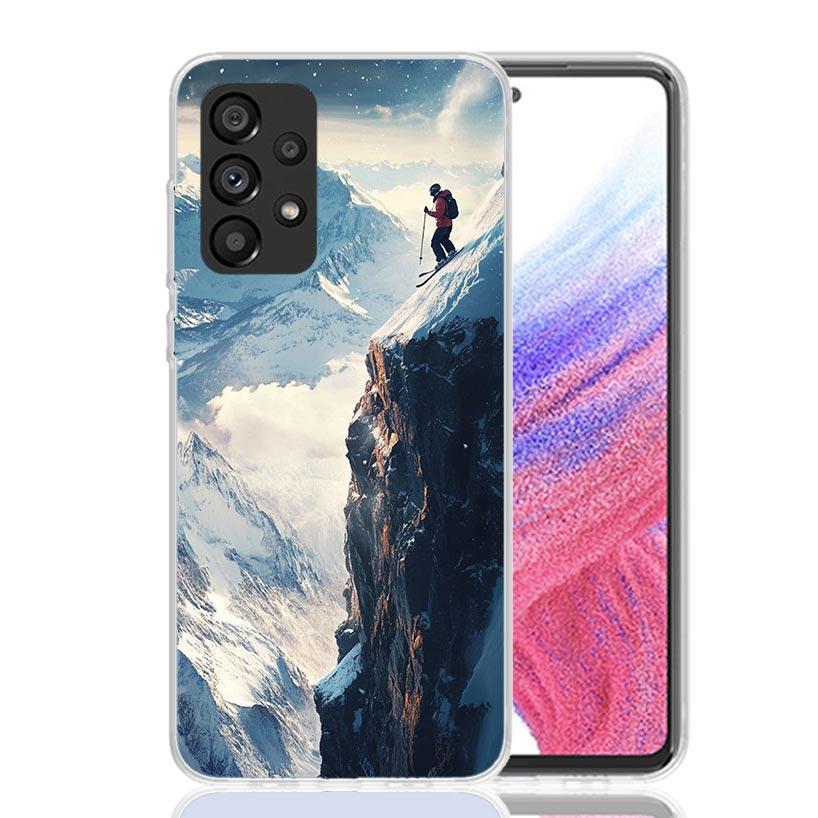 Adventure Snowboarding Extreme Phone Case For Samsung Galaxy A17 A16 A14 A15 A13 A57 A56 A54 A55 A53 A37 A36 A34 A35 A33 A26 A24