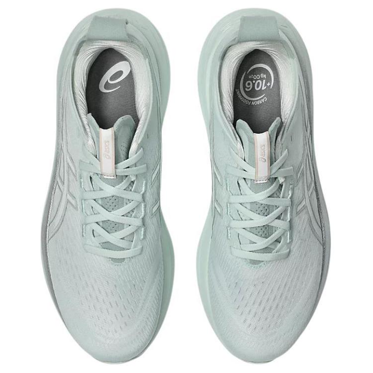 Asics Gel Nimbus 27 Pure Aqua Men Sneakers Green White 1011B958-300