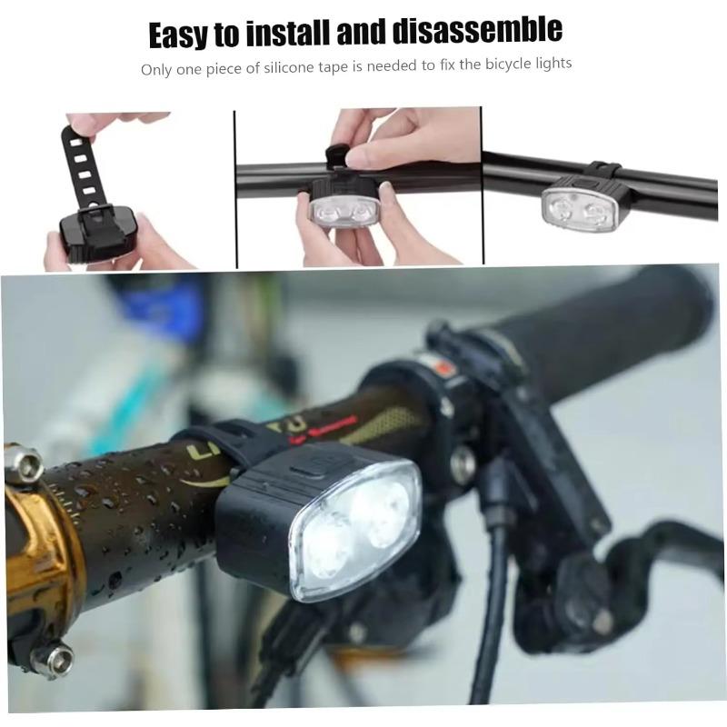 Ciclismo Bicicleta Farol Traseiro Bicicleta LED À Prova D'Água Luz Do Carro USB Recarregável Lanterna Brilhante Equipamento De Passeio Noturno