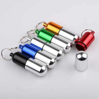 Waterproof Aluminum Medicine Box: Portable First Aid Pill Container, 32g