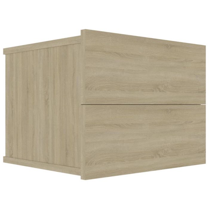 VidaXL Bedside Table Sonoma Oak 40 X 30 X 30 Cm Chipboard