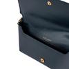 Saint Laurent Ysl Cassandre Logo Botão Fechamento Couro Crossbody Bolsa de Ombro Feminina Bolsas Preto 820175-0U40J-1000