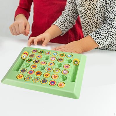 Flip Satranç Beyin Bulmacası Etkileşimli Masaüstü Oyuncak Hafıza Eşleştirme Oyunu Tahtası