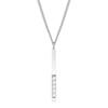 Stonehenge 925 Silver Stick Cubic Necklace Sc24C09T