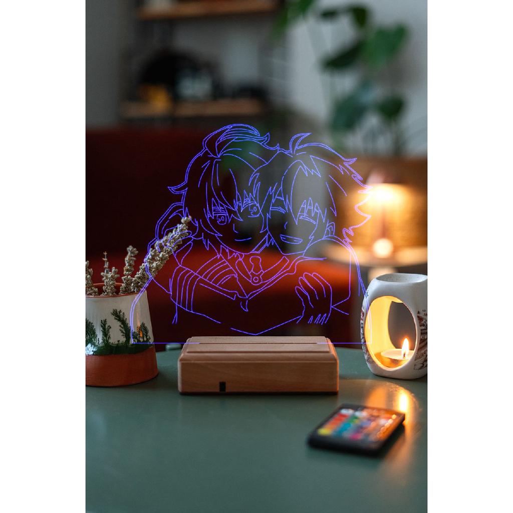 Seraph Of The End Mikaela Hyakuya And Y?ichir? Hyakuya 16color Night Light