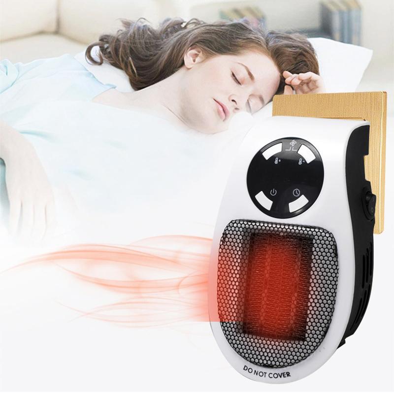 Mini Portable Winter Plug-in Indoor Air Heater Home Appliance Heating Stove Radiator Remote Warmer Machine