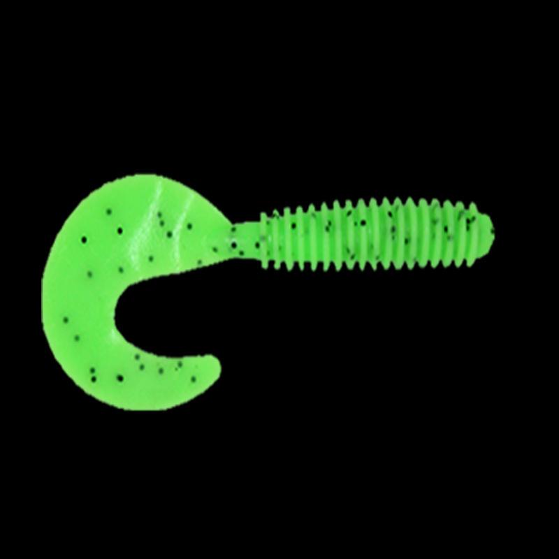 

50 шт. Наживка для риболовлі М’яка наживка Личинка Риболовля Чорноголові Хрестодзьоб Сом Помилкова наживка Висувна рибальська котушка Хвіст 6CM