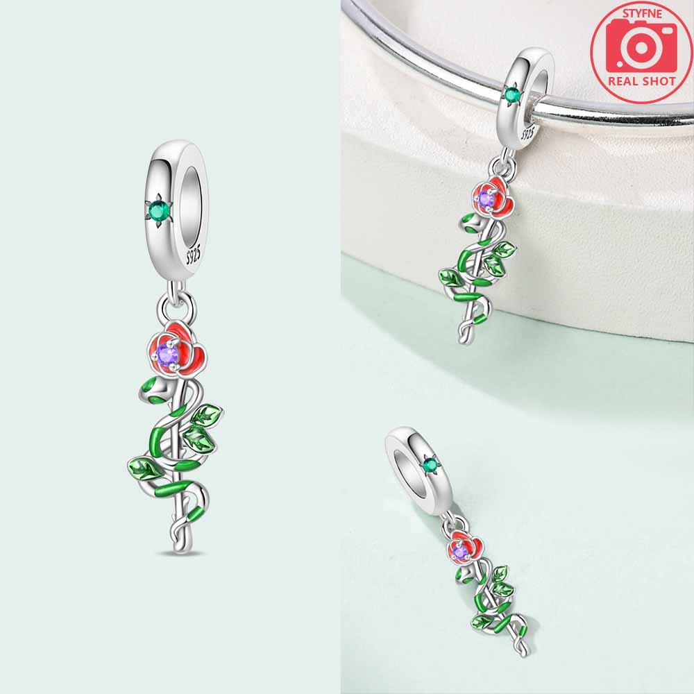 Original Copper Green Snakes Animals Elk Cute Squirrels Pink Claws Bead Fit Bracelet Diy Women Fine Gift Accessory