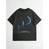 Bomulls T-shirt Unisex Män Kvinnor Lyxigt Modevarumärke Stor Storlek Topp Ledig Kortärmad Streetwear Tee