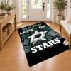 Dallas Stars Custom Name Personalized Rug Non‑Slip Doormat Floor Carpet Housewarming Birthday Gift for Family Friends