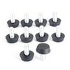 10Pc Black Furniture Legs Anti-slip Foot Riser Adjustable Height Plastic Base Table Cabinet Leg Pad Feet Leveler Floor Protector