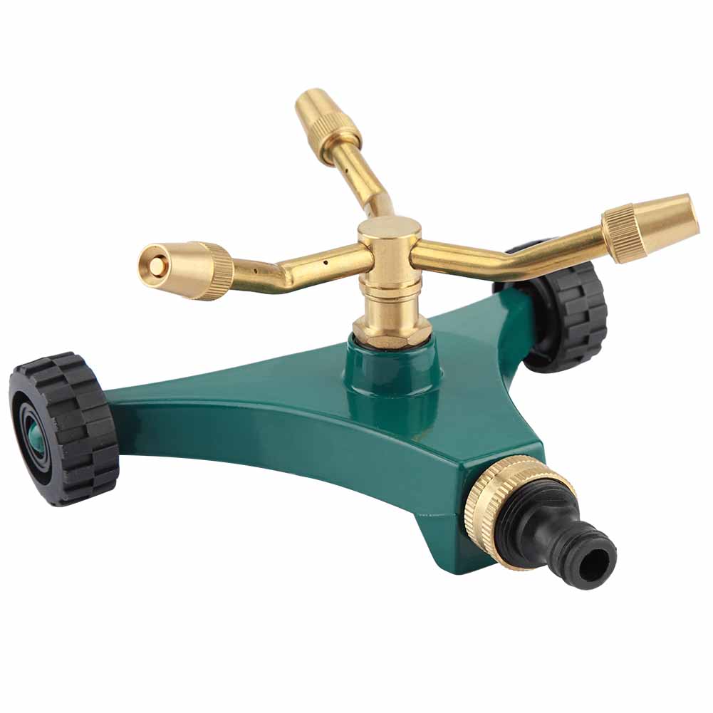 

Three Arms Lawn Sprinkler Rotating Garden Cooling Yard Watering Irrigation Tool