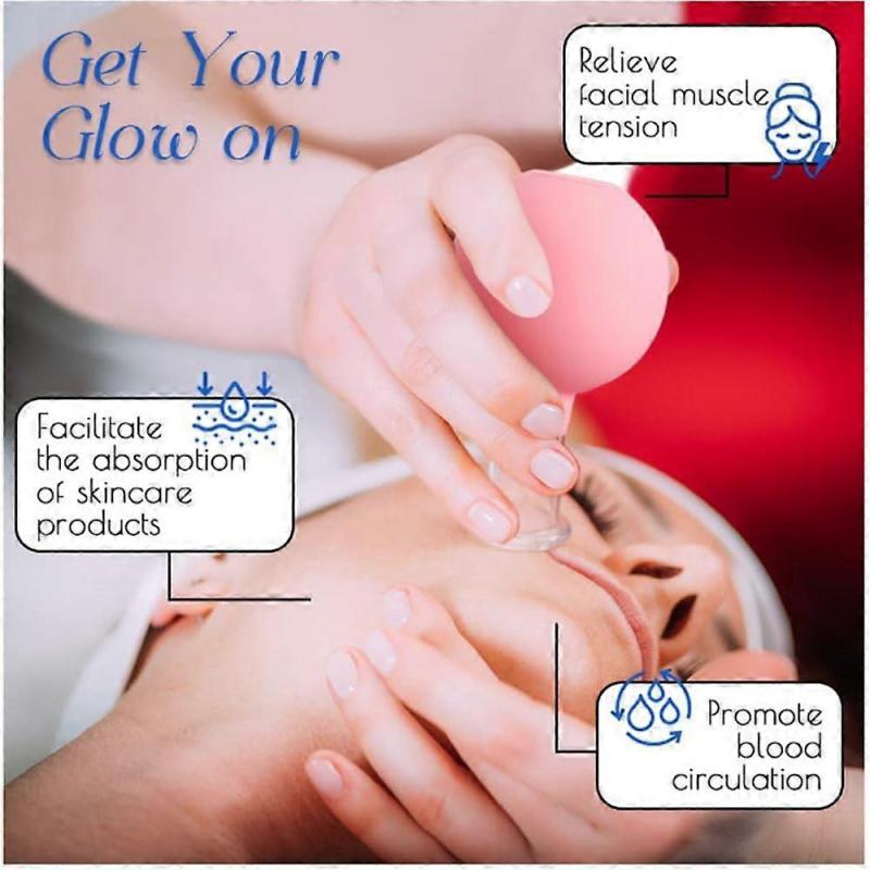 Facial Cupping Set - Anti-Aging Facial Care Tool, Gua Sha Board, Wrinkle Massage, Vacuum Suction Therapy for Face, Legs, Arms, Back, Shoulders