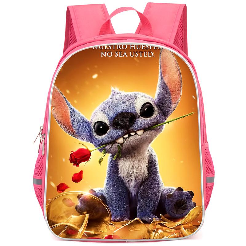 Stitch Peripheral Anime Backpack Men'S And Women'S School Bags
