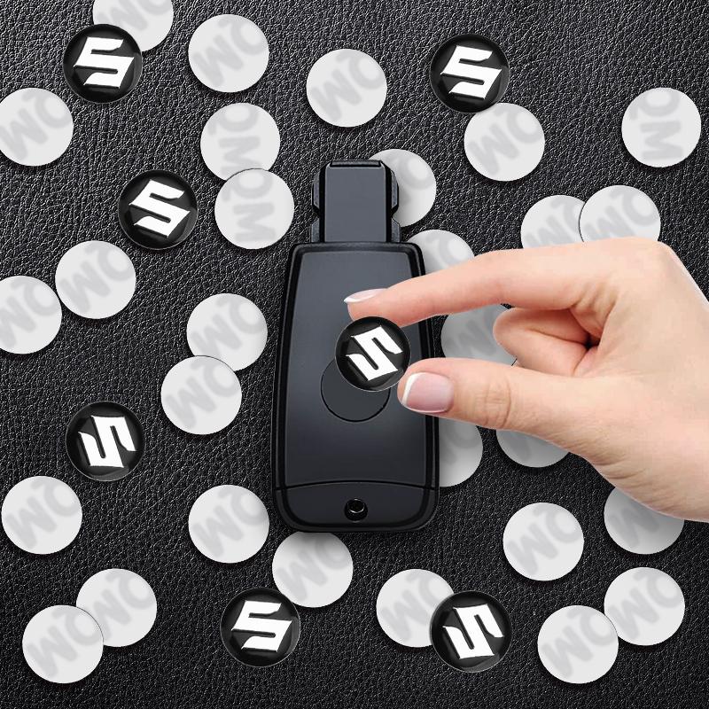 Car Styling Aluminium Metal Car Styling Remote Key Stickers For Suzuki Celerio