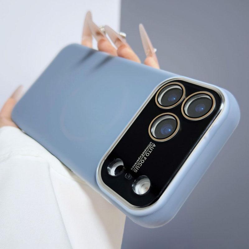 Luxury Large Window Jelly Matte Magnetic forMagsafe Case foriPhone 17 16 15 14 Pro Max Wireless Charge Candy Defender Cover