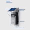 Smart Video Doorbell With Solar Charging, Wireless Hd Camera, Waterproof Rain Cover, Two-Way Audio, Real-Time Mobile Monitoring
