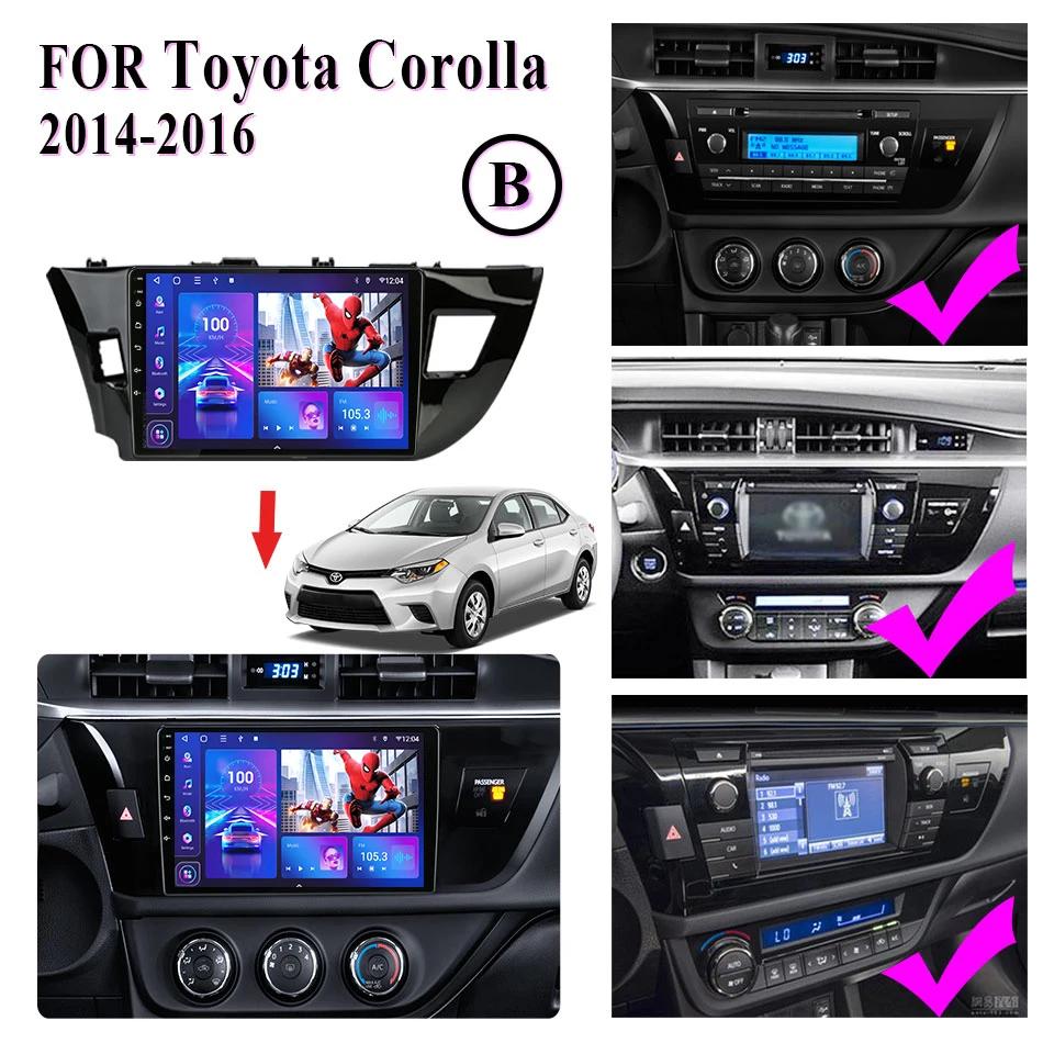 2 Din Android 12 Car Radio For Toyota Corolla Ralink 2013-2016 Multimedia Video Player GPS 4G Carplay Auto Stereo DVD Head Unit