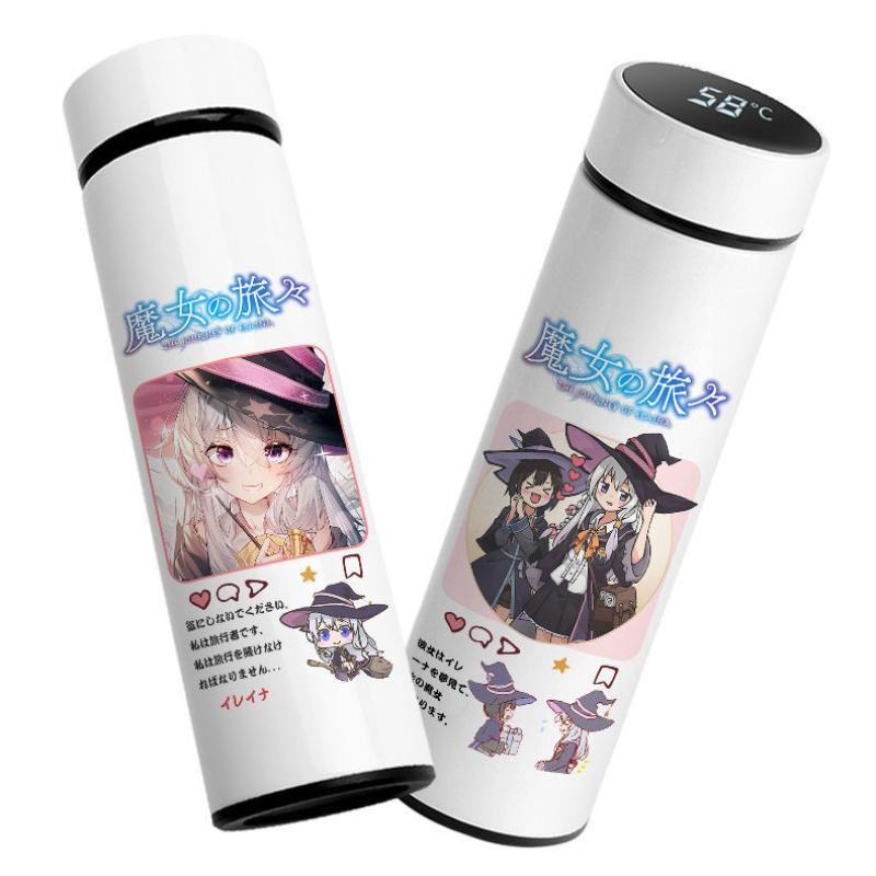 Elaina Smart Thermos Cup Witch Trip Fran Surrounding Water Cup Two-dimensional Anime Personality Display Temperature
