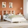 VidaXL Bunk Bed Without Mattress White 140x190 Cm Solid Pine Wood 3322883