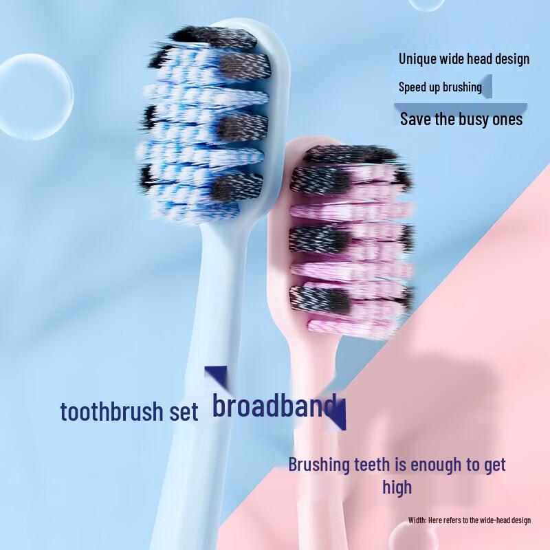 Saky High-Density Wide Head Soft Toothbrush (24-Pack)