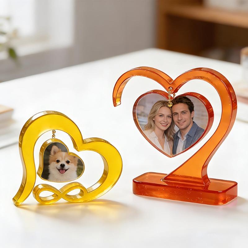 1pc Heart Photo Frame Mold DIY Epoxy Resin Love Ornament For Aroma Gypsum Handmade Craft Home Decor Supplies
