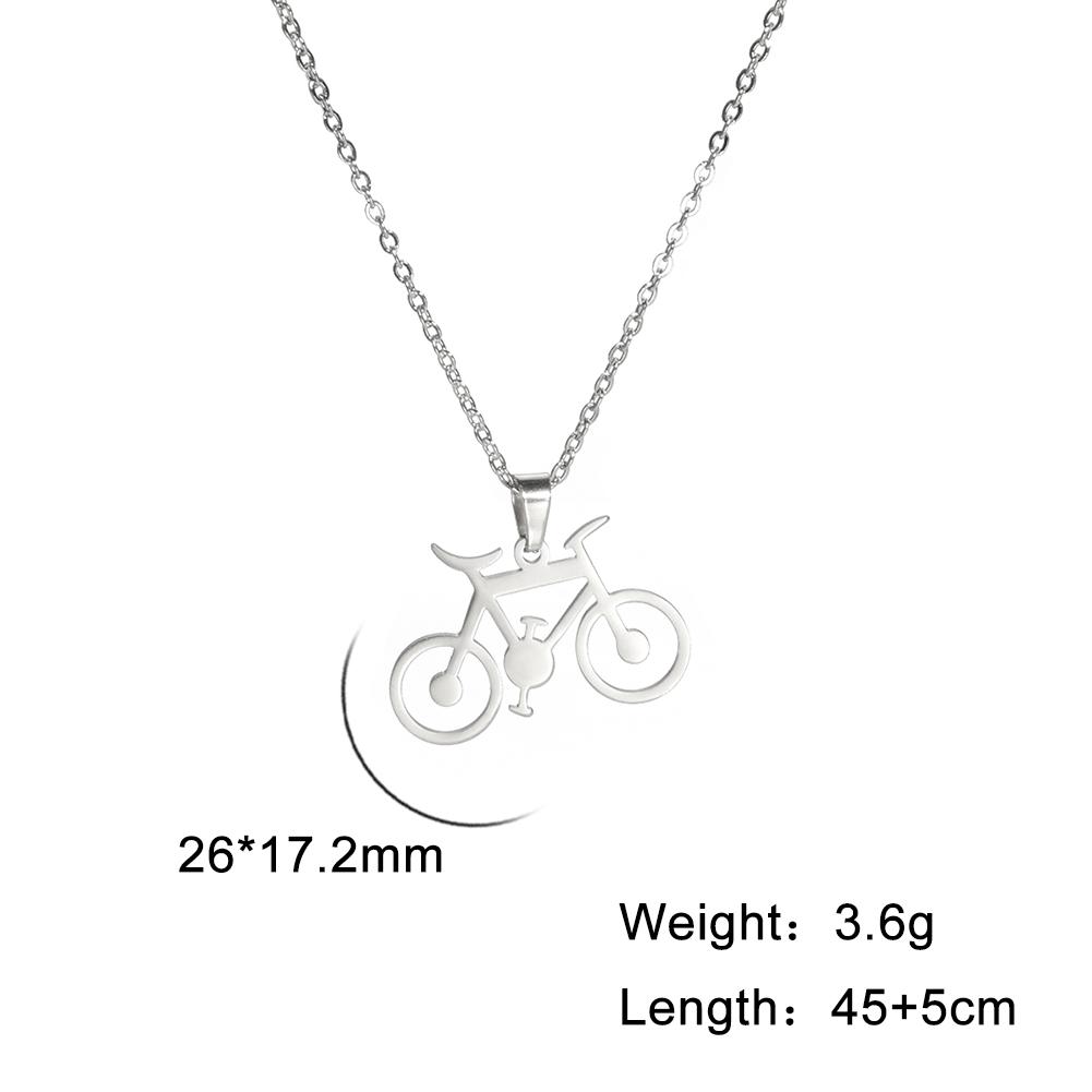 My Shape Lightning Necklaces For Women Tooth Mountain Heart Stainless Steel Necklace Choker Fashion Jewelry Gifts For Girlfriend