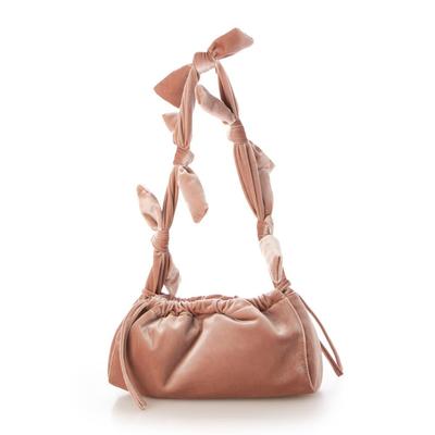 Velvet Ribbon Baguette Shoulder Bag PI [Kakatoo] 70-00-00210 Women's