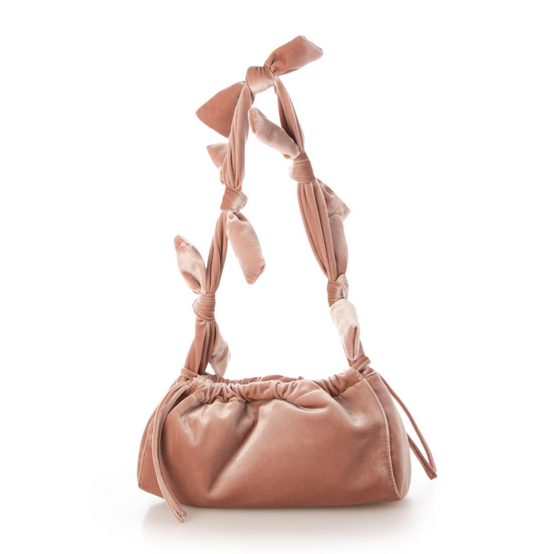 Velvet Ribbon Baguette Shoulder Bag PI [Kakatoo] 70-00-00210 Women s