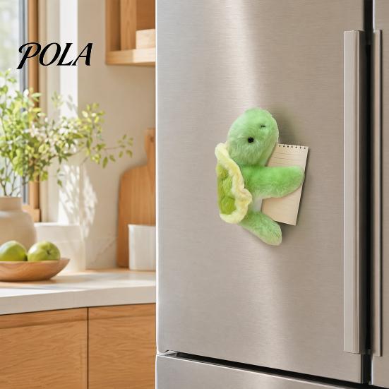 Fluffy Magnetic Car Decor Plush Toy, Cute Stuffed Animal Fridge Magnet, Strong Magnet Durable Stitched for Dashboard, Side Mirror, Refrigerator,