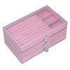 Acrylic Jewelry   3 Drawers Storage Box Transparent Jewelry Display Stand rrings Necklace Holder Case
