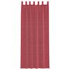 Voile Curtains with Rod Pockets 2 pcs Burgundy