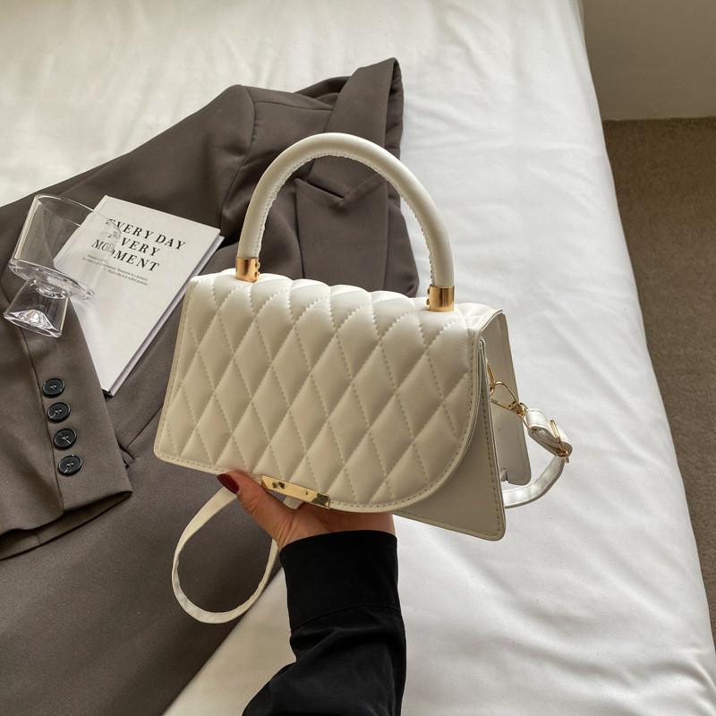 Trendy Summer Fashionable Pu Square Shoulder Bag For Women In Pink Green Or Khaki