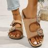 Módní letní dámské pantofle 2025 Nové venkovní sandály Spodní nazouvací gumová obuv Dámská verze Elegantní módní pantofle Pantofle