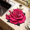 Yousheng Absorbent Decorative Floor Mat Kitchen Anti-Scalding Insulation Placemat High Temperature Resistant Floor Protector