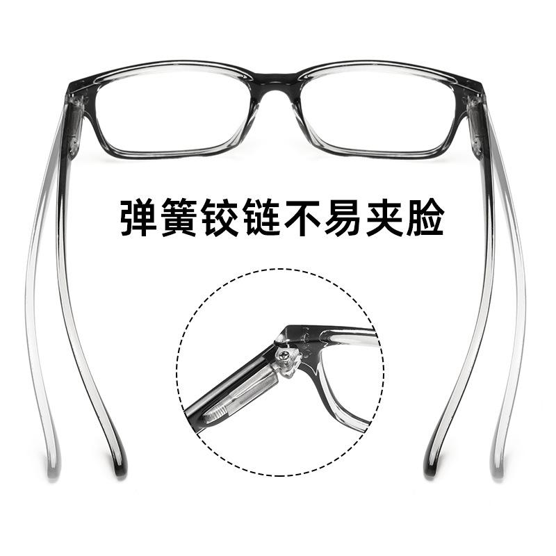 Lesebrillen, Lesebrillen, Blaulichtfilter, Hohe Definition, Herren- und Damenbrillen, Quadratischer Rahmen, Federscharnier, Lesebrillen